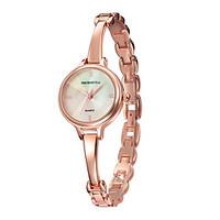 rebirth womens fashion watch chinese quartz alloy band silver gold