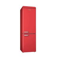 Retro Bottom Mounted Fridge/freezer, Red