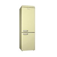 Retro Bottom Mounted Fridge/freezer, Buttermilk