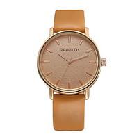 rebirth unisex womensmens simple fashion dial pu leather strap quartz  ...