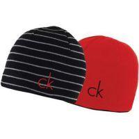 Reversible Stripe Beanie - Black/Red