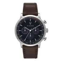 Renard-Watches - Grande Chrono Silver Blue - Brown