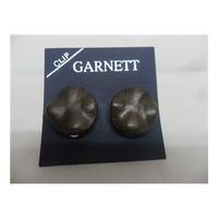 Reduced Brand new Garnett Brown Glitter Clip on earrings Garnett - Size: Small - Brown