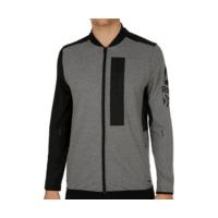 Reebok Brushed Track Jacket dark grey heather