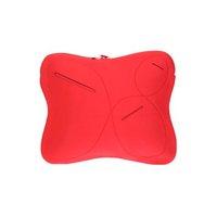 red memory foam laptop notebook sleeve with extra pockets up to 102 in ...