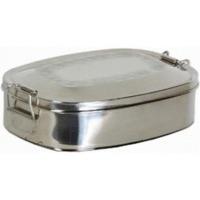 Relags Food Container, Stainless Steel, Oval - small