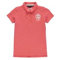 requisite short sleeve polo shirt junior girls