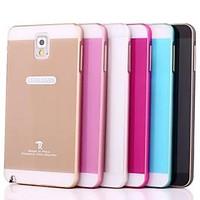 RFH Protective Metal Bumper Frame with Back Cover for Samsung Galaxy Note 3 N9000