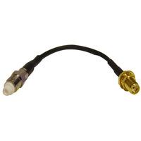 RF Solutions CBA-SMA-FME1 SMA Female to FME Female 100mm Cable Assy
