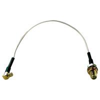 RF Solutions Cable Assy CBA-SMAF-MCXMR SMA Female-RG174-MCX Male R...