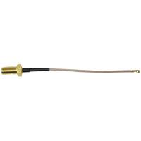 RF Solutions Cable Assy CBA-UFLSMA-1 UFL to SMA Bulkhead