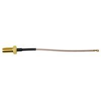 RF Solutions Cable Assy CBA-UFLSMA20 UFL to SMA Female Bulkhead 20cm