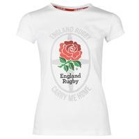 RFU England Graphic T Shirt Ladies