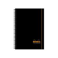 Rhodia Busi Bk A5plus Wbnd Pp Nbk Blk - 3 Pack