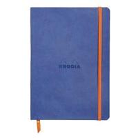 rhodiarama soft cover a5 160 pages sapphire notebook 117408c