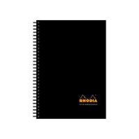 Rhodia A-z Index Book A5 Wirebound Hard Back Black - 3 Pack