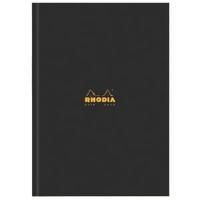 Rhodia Business A4 Book Casebound Hardback 192 Pages Black Pack of 3