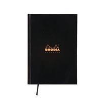 Rhodia Business A5 Book Casebound Hardback 192 Pages Black Pack of 3