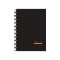 Rhodia Black A5 Wirebound Business Book Pack of 3 119233C