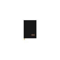 Rhodia A5 Business Book Casebound Hard Back Ruled Black Pack of 3