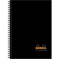 Rhodia A-Z Index Book A5 Wirebound Hard Back Black