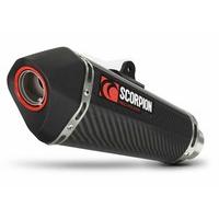 RHA151CEO - Scorpion Serket Taper Carbon Oval Exhaust - Honda CBR 125 R System 11>Current