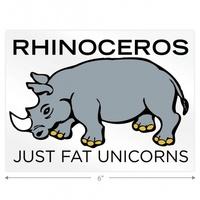 rhinoceros sticker