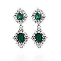Rhinestone Drop Earrings Hoop Earrings Earrings Set Jewelry Women Wedding Party Casual Rhinestone 1 pair Jade