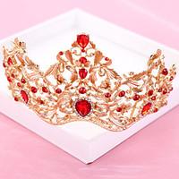 rhinestone alloy headpiece wedding special occasion tiaras 1 piece