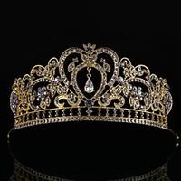 Rhinestone Alloy Headpiece-Wedding Tiaras 1 Piece