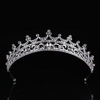 rhinestone alloy headpiece wedding tiaras 1 piece