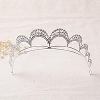 Rhinestone Alloy Headpiece-Wedding Tiaras 1 Piece