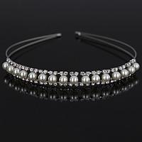 rhinestone imitation pearl headpiece wedding special occasion casual h ...