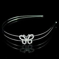 Rhinestone Alloy Butterfly Headpiece-Wedding Special Occasion Headbands 1 Piece