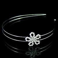 Rhinestone Alloy Flower Headpiece-Wedding Special Occasion Headbands 1 Piece