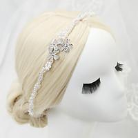 Rhinestone Crystal Alloy Headpiece-Wedding Special Occasion Headbands 1 Piece