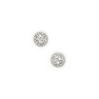 Rhinestone Medallion Studs