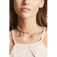 Rhinestone Heart Choker