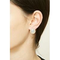 Rhinestone Stud Earrings
