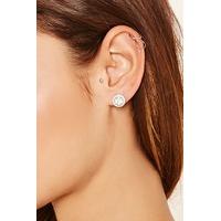 Rhinestone Stud Earrings