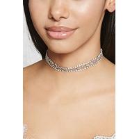 Rhinestone Lattice Choker