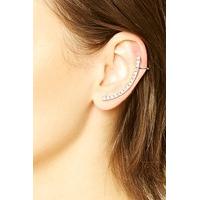 Rhinestone Bar Ear Cuffs