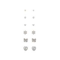 Rhinestone Stud Earring Set