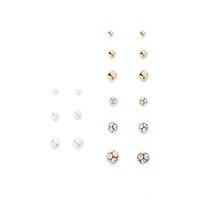 Rhinestoned Stud Set