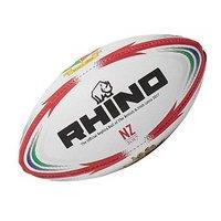 Rhino British and Irish Lions Replica Midi Rugby Ball - White/Red