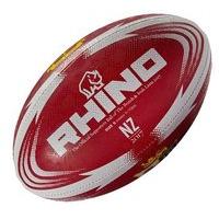 Rhino British and Irish Lions Supporter Rugby Ball - Red - Size 5