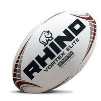 Rhino Vortex Elite Rugby Ball - Burg/Grey