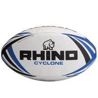 Rhino Cyclone Rugby Ball - Royal/Black