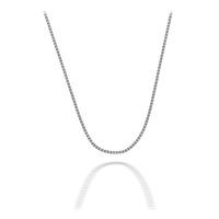 rhodium plated 16 18 sterling silver box chain