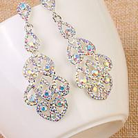 Rhinestone Simulated Diamond Fashion Statement Jewelry Bridal Luxury Jewelry Drop Jewelry Rainbow Jewelry Wedding Daily Casual 1 pair